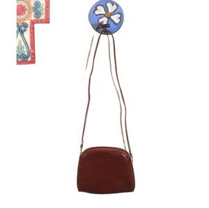 Brown Leather crossbody